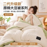 A白配綠 / 原棉大豆纖維冬被