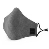 淨對流】抗霾布織口罩-Beauty款-毛呢灰