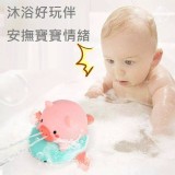 小豬騎飛魚洗澡玩具