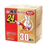 日本 桐灰小白兔 握式暖暖包30入 特價：$390