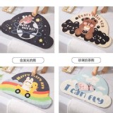 花俏雲朵地墊 A.發光熊