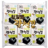 韓國原裝進口天日鹽海苔12入/袋