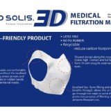 SOLIS 台灣製 醫療等級 拋棄式 時尚素面 3D成人耳朵不痛口罩 A.M婦幼