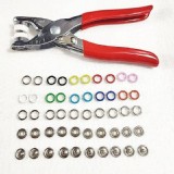 衣物免縫按壓釦100套組(附手壓鉗)