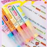 多彩雙頭可疊色螢光筆(6支一盒)