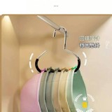 帽子圓環衣架-2入 A.黑色