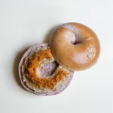 【甜蜜點】阿嬤a芋泥肉脯貝果 | [1個]