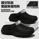 CHAO酷炫3D紋洞洞鞋 A.黑色(40-41碼)