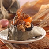 竹南懷舊肉粽-黃金鮮魷粽3粒裝