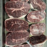 美國Choice嫩肩雪花(板腱)牛排150克/單片 特價：$75