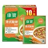 康寶 港式酸辣濃湯 46.6公克 X 10包 特價：$249