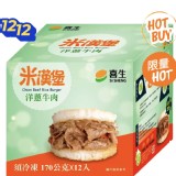 喜生米漢堡 170g*12入