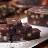 手工紫米蓮子糕