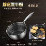 雙引流蜂窩雪平鍋