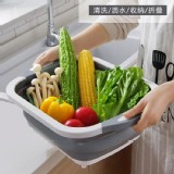 多功能折疊瀝水收納籃