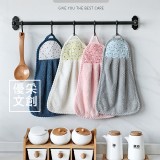 日系小清新雙面珊瑚絨擦手巾*3條 特價：$59