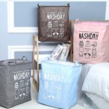 超大容量棉麻束口收納袋