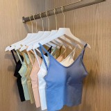 加長版大U美背心/ 附胸墊好健康