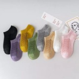 出口日本薄款網眼洞洞棉短襪(一組10雙)