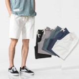 大尺碼素面休閒短褲