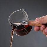 日式小巧木柄玻璃醬料碟2入