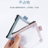 莫蘭迪色網紗收納袋3入