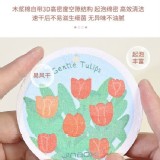 北歐花草木漿海綿擦5入