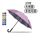 一傘兩用27吋大傘面自動銀膠降溫傘 特價：$105
