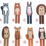 北歐動物磁性冰箱貼掛鉤 一套2個