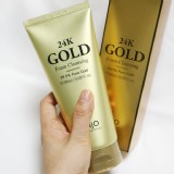 24K 神級養膚 鹿茸蟲草黃金淨嫩泡洗面乳兩條一組