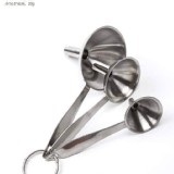 🏠不鏽鋼長手柄漏斗三件套