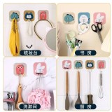 🏠 卡通強力免打孔無痕掛勾（10入)