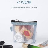 🏠莫蘭迪色網紗收納袋3入