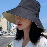 🛒時尚拼色漁夫遮陽帽