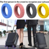 升級版加厚越野靜音耐磨行李箱腳輪套(8個/組)