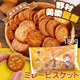 野村美樂小圓餅-焦糖口味 180g 特價：$109