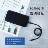台灣製造 kinyo 磁吸秒收100w高速⚡充電傳輸線（UCS-010）（袋裝）