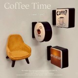🛒氛圍感招牌咖啡磁吸小展示貼/個