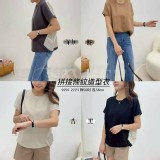 🏠經典百搭 ✨ 拼接條紋造型上衣❤️