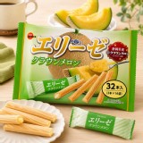 北日本 靜岡皇冠哈密瓜味 愛麗斯威化餅乾棒/115.2g] 特價：$120