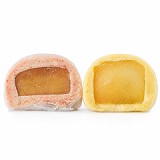 【 水蜜桃雙拼大福 】6入/盒 特價：$400