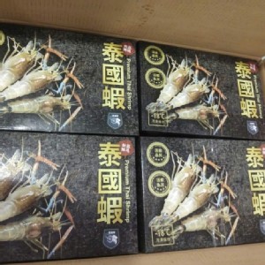 活凍超鮮泰國蝦8P（全公蝦） 特價：$280