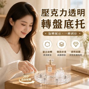 🏠壓克力透明轉盤底托2入 特價：$49