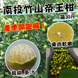 南投竹山帝王柑-每袋5斤 特價：$250