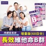 日本DHC長效持續型B群60日分/120粒~連線