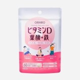 日本-ORIHIRO維他命D+葉酸+鐵+鈣大容量120粒入