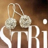 時尚熱賣別緻球球耳環 (VB017)