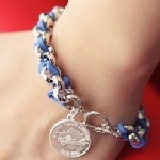 時尚金屬吊墜手鏈 (1850)