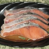 薄塩鮭魚 --產地:北太平洋