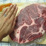 美國安格斯嫩肩沙朗牛排~比手大14盎司~ 特價：$165